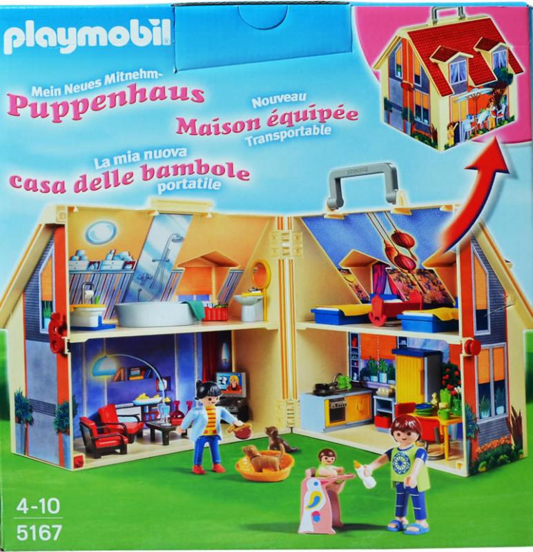 Playmobil Take Along Modern Doll House 5167 Table Mountain Toys