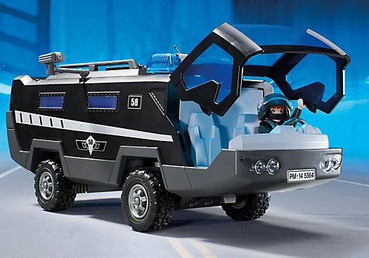tactical unit command vehicle 5564 table mountain toys rc police car with lights