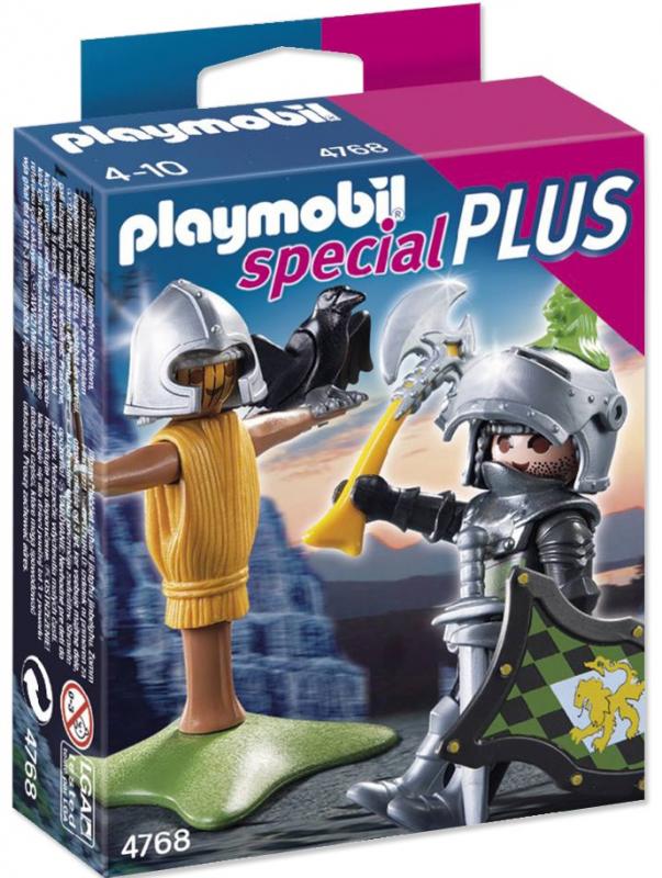 Playmobil Lion Knight with training Dummy 4768 Table Mountain Toys