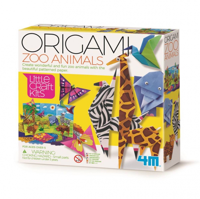  4M Little Craft Kits - Origami Zoo Animals