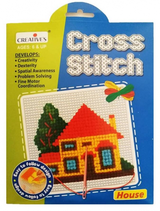  Cross Stitch House Craft Kit