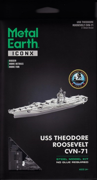  Metal Earth Metal Earth Premium Series USS Theidore Roosevelt CVN-71 ICX022