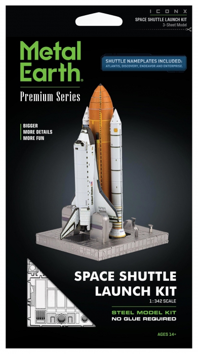  Metal Earth Premium Series Space Shuttle Launch Kit ICX227