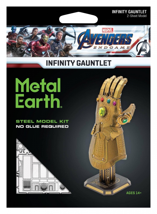  Metal Earth Marvel Avengers Endgame Infinity Gauntlet MMS328