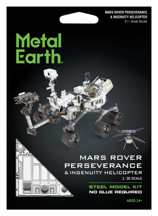  Metal Earth Mars Rover Perseverance & Ingenuity Helicopter MMS465