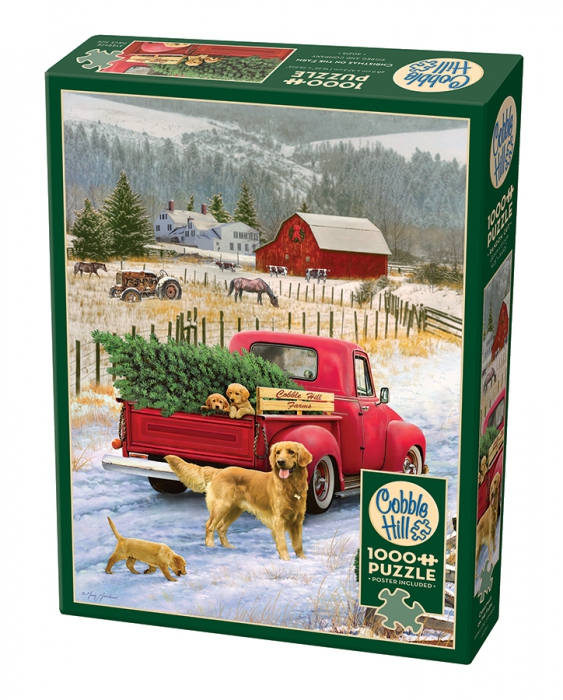  Cobble Hill Christmas on the Farm 1000 Piece Puzzle 40215