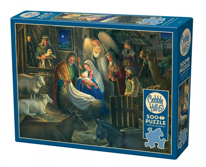  Cobble Hill Away in a Manger 500 Piece Puzzle