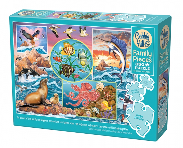  Cobble Hill Ocean Magic 350 Piece Family Puzzle