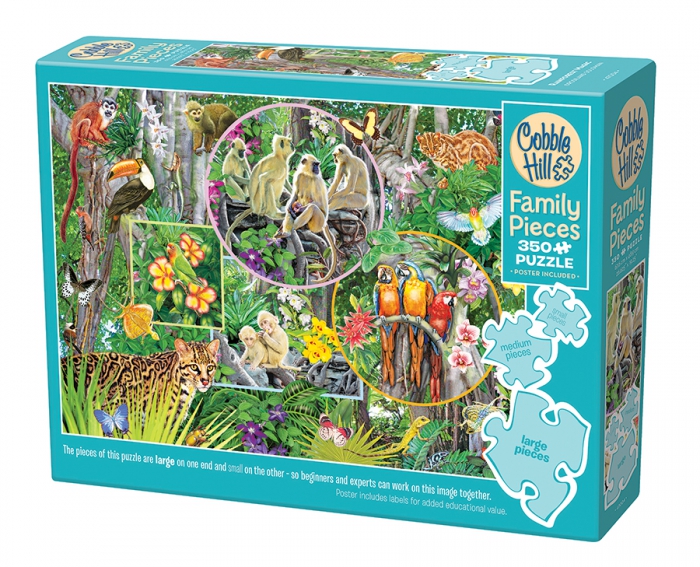  Cobble Hill Rainforest Magic 350 Piece Family Puzzle