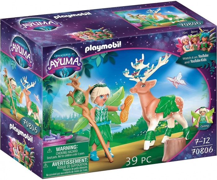  Playmobil Forest Fairy with Soul Animal 70806