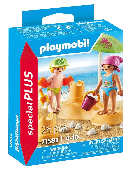  Playmobil Special Plus Kids with Sand Castle 71581