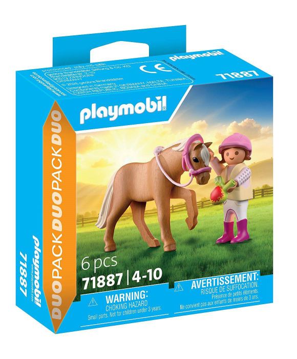  Playmobil Duo Pack Girl with Pony 71887