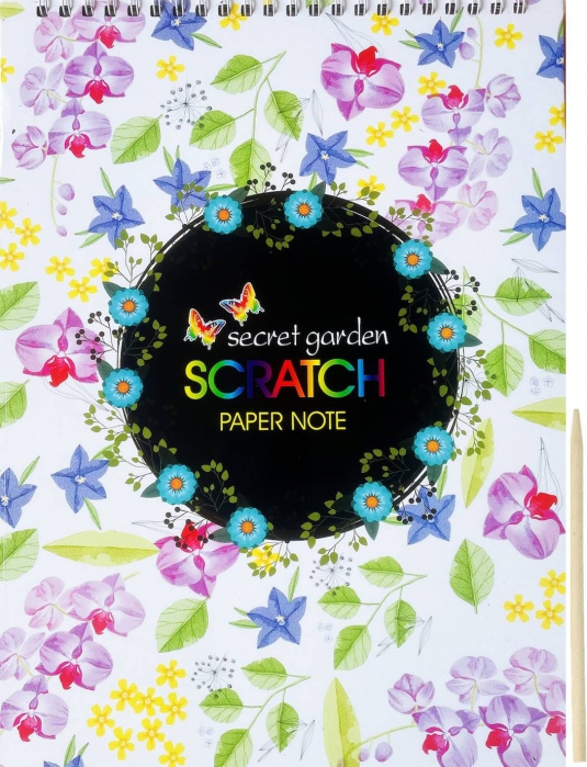  Secret Garden Scratch Paper Note