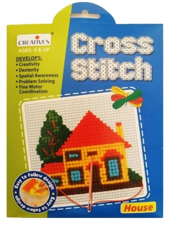 Cross Stitch House Craft Kit