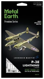 Metal Earth Premium Series P-38 Lightning ICX143