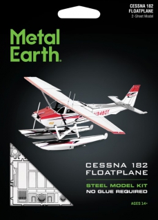 Metal Earth Cessna 182 Floatplane