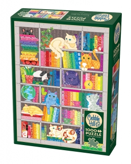 Cobble Hill Rainbow Cat Quilt 40046
