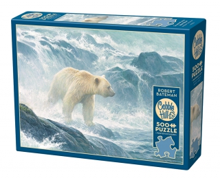 Cobble Hill Salmon Watch - Spirit Bear 500 Piece Puzzle