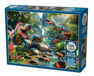 Cobble Hill Prehistoric Beasts 500 Piece Puzzle