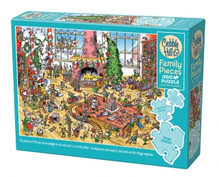 Cobble Hill Elves at Work 350 Piece Family Puzzle
