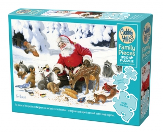 Cobble Hill Santa Claus and Friends 350 Piece Family Puzzle