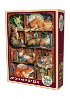 COBBLE HILL Feline Bookcase 89001