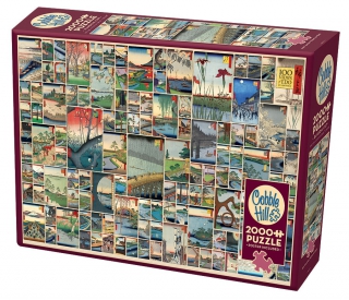 COBBLE HILL 100 Famous Views of Edo 2000 Piece Puzzle 89017