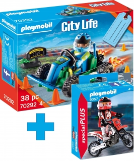 Playmobil Racing Gift Set bundle