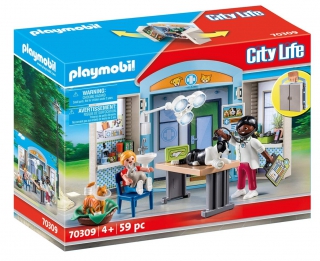 Playmobil Vet Clinic Play Box 70309