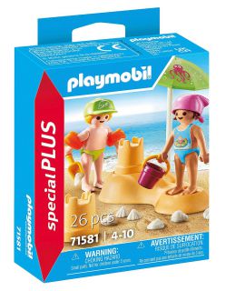 Playmobil Special Plus Kids with Sand Castle 71581