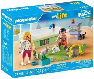 Playmobil My Life Starter Pack Rabbit Family 71753