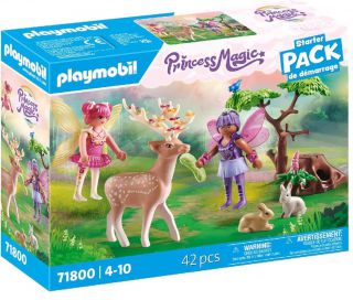 Playmobil Princess Magic Starter Pack Fairies with Forest Animals 71800