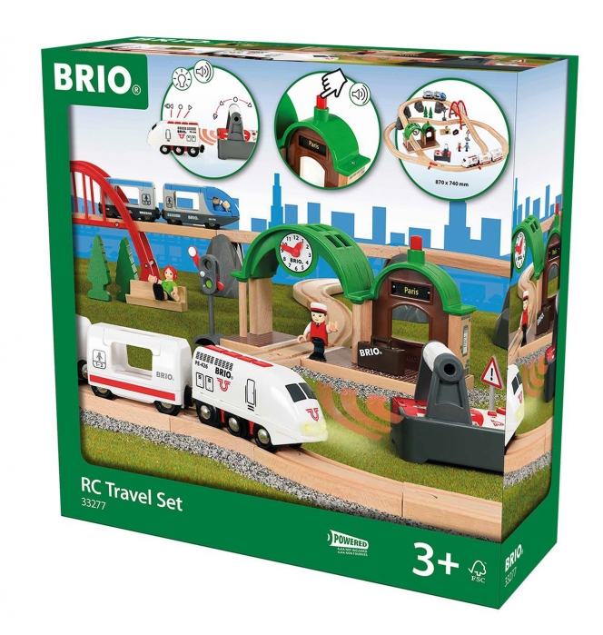 brio rc travel train