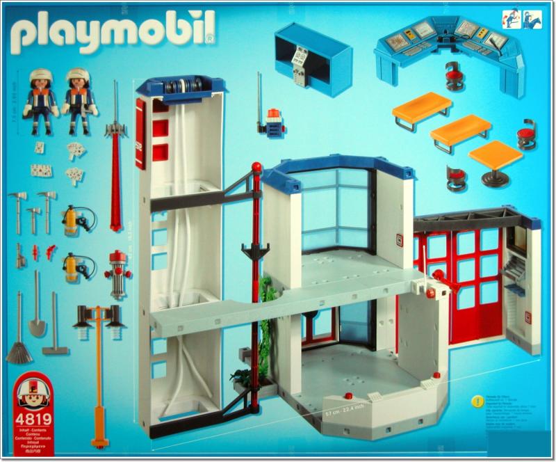 playmobil fire station 4819