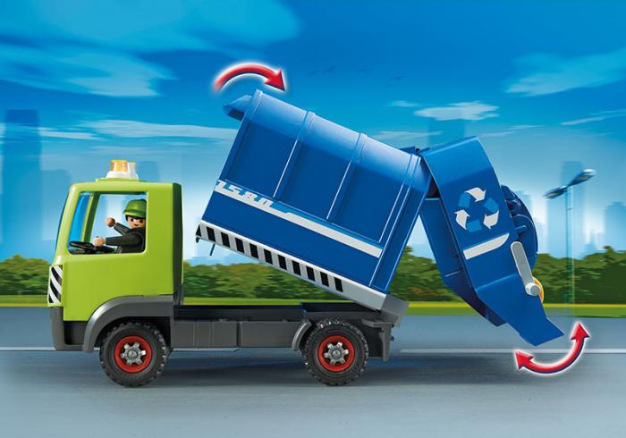 playmobil recycling truck 6110