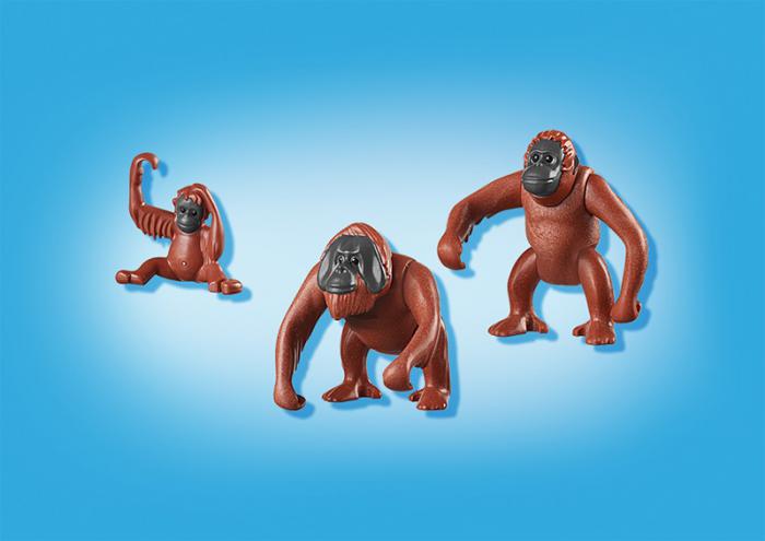 playmobil orangutan family