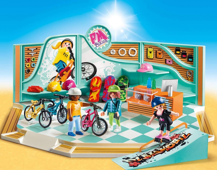 playmobil biking trip
