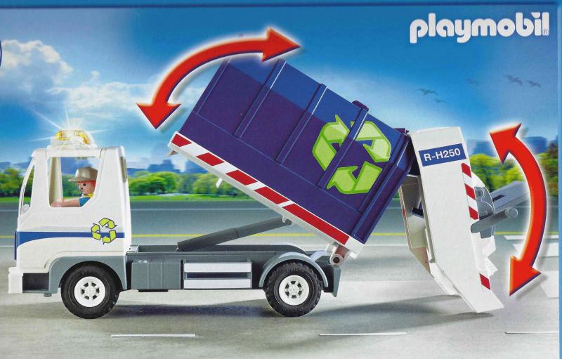 playmobil recycling truck 4129