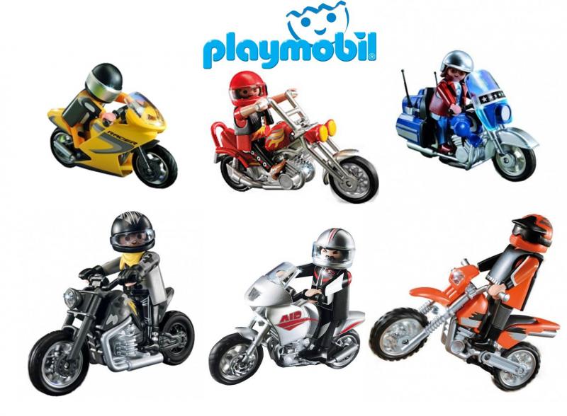 playmobil motorbikes