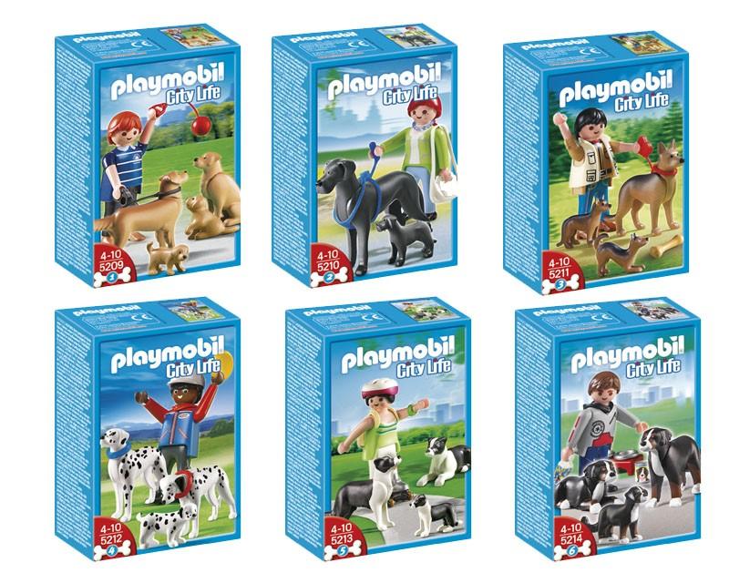 playmobil border collie family