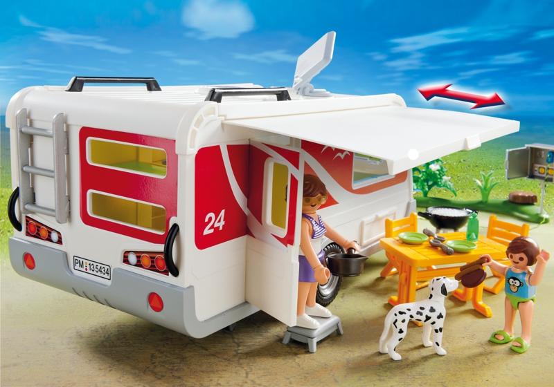 playmobil family caravan