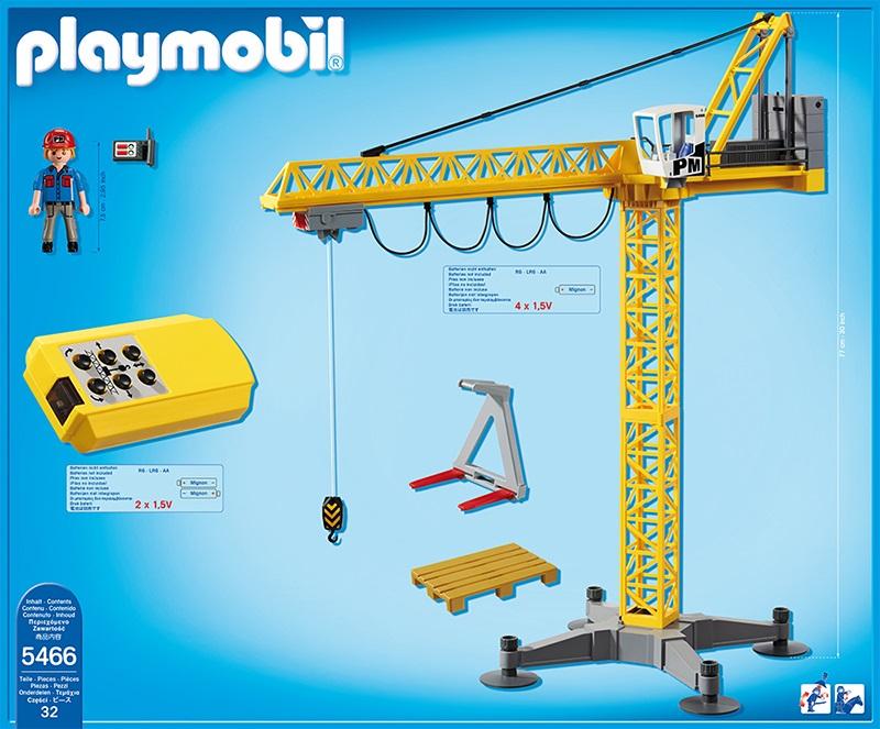 playmobil crane 5466