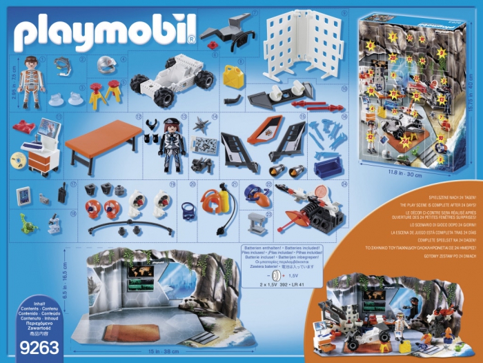 Playmobil Advent Calendar Top Agents 9263 Table Mountain Toys