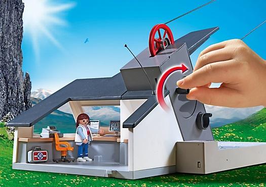 playmobil mountain cable car
