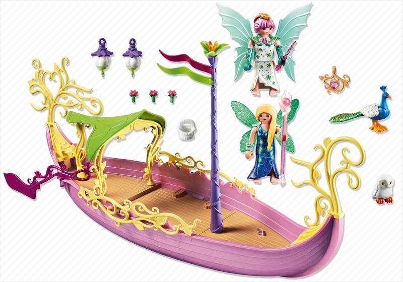 playmobil fairy boat