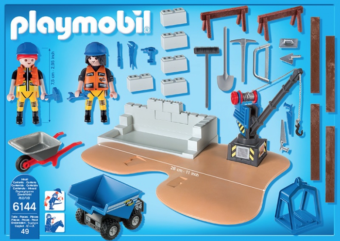 playmobil construction site superset
