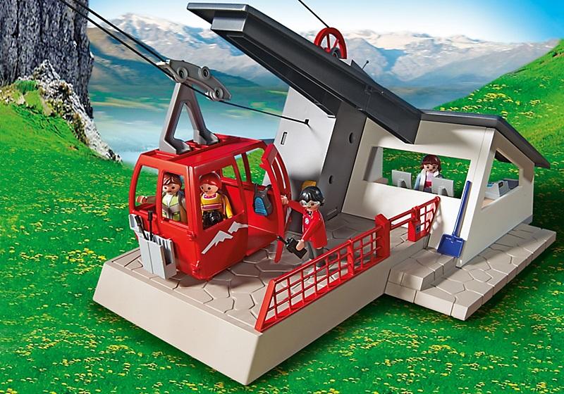 playmobil mountain cable car