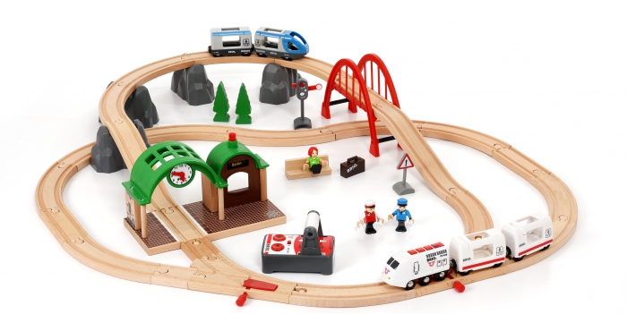 brio travel train set