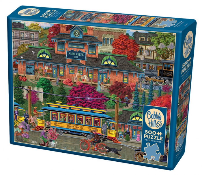 COBBLE HILL Trolley Station 500 Piece Puzzle 85082