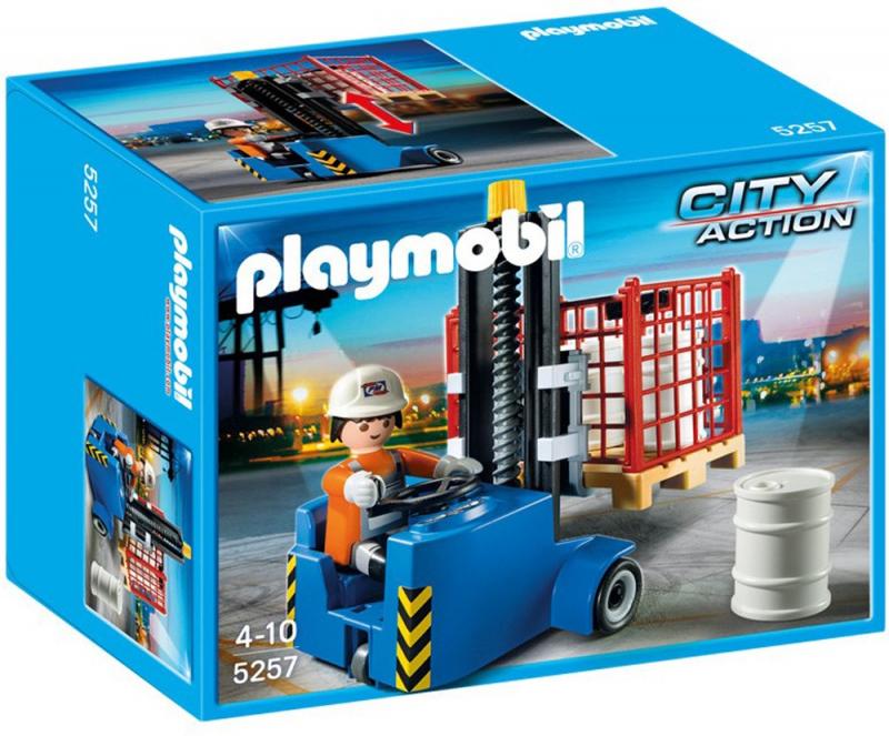 playmobil forklift truck